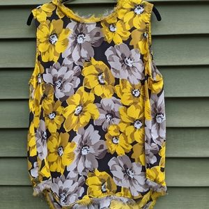 Who What Wear Yellow Blouse